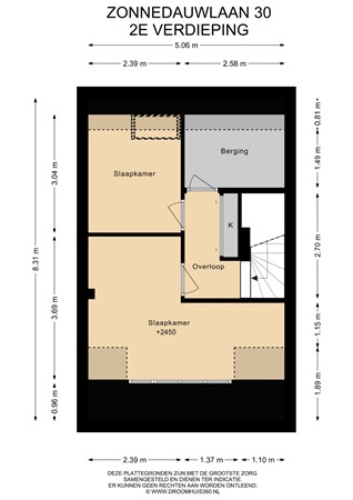Floorplan - Zonnedauwlaan 30, 1433 WB Kudelstaart